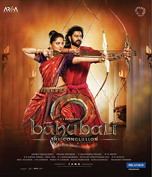 Baahubali 2 The Conclusion 2017 Indian movie poster