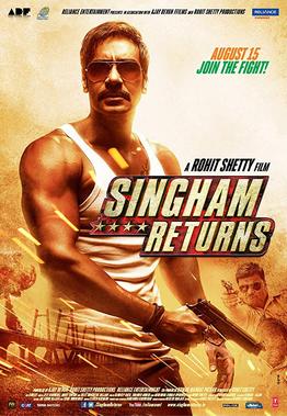 Singham returns Indian movie poster