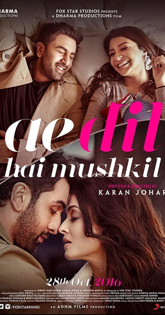 ae dil hai mushkil indian movie poster