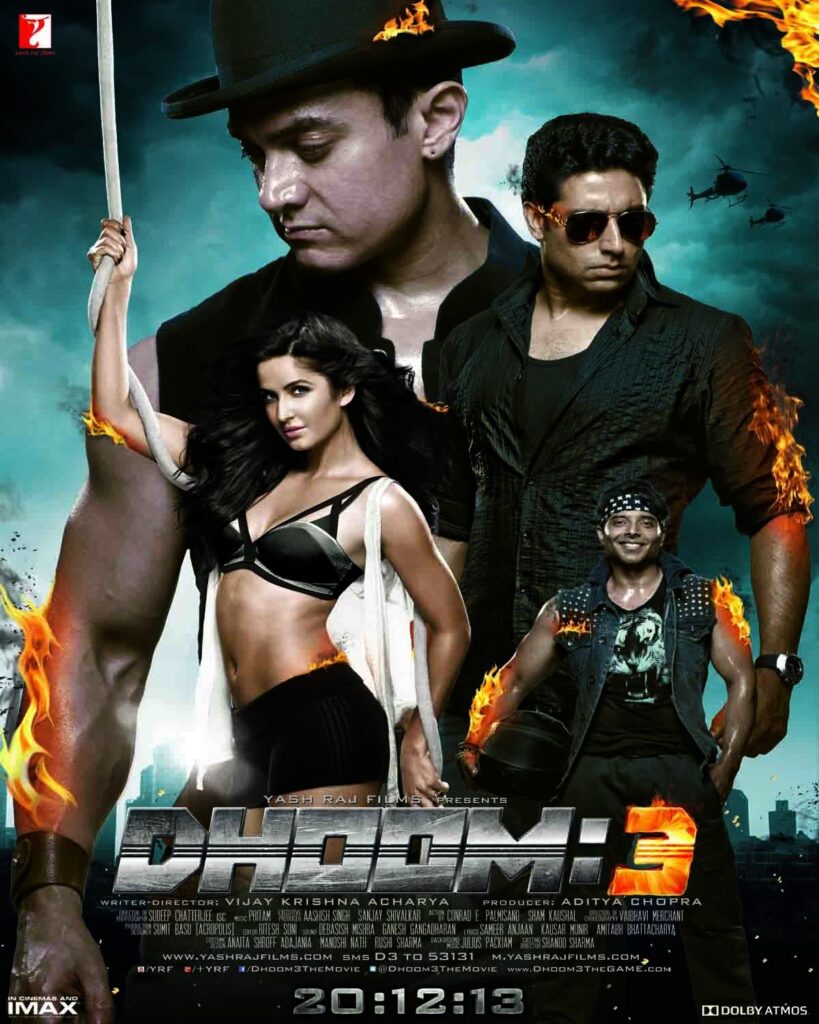 Dhoom 3 indian Movie Poster