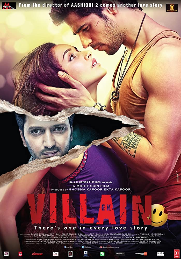 Ek Villain indian Movie Poster