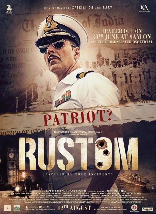 Rustom indian Movie Poster